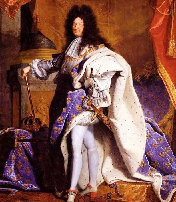 Louis XIV wearing high heels